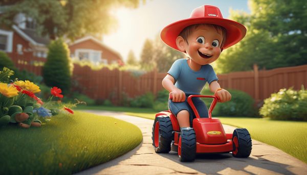 Envie d’une première tondeuse à gazon enfant qui amuse et éduque ?