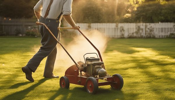 Quand la première tondeuse à gazon a changé notre façon de tondre